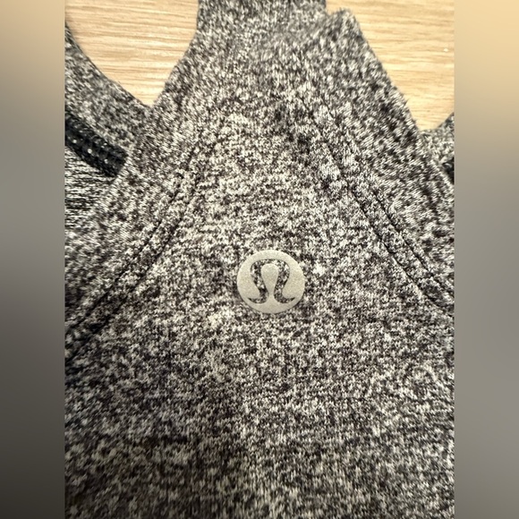 NWOT Lululemon Cool Racerback II - Heathered Black - Picture 4 of 8